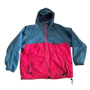 Vintage L.L. Bean Men's Hooded Windbreaker Jacket‎ L cabincore outdoor classic